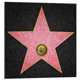 Gallery print Blank Theater star, Hollywood Boulevard