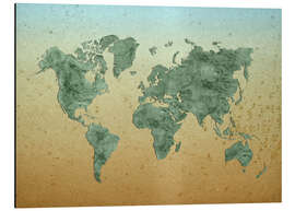 Magnettafel Vintage Weltkarte