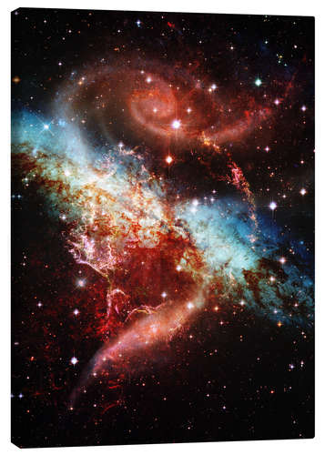 Canvas print Nebula and star field in space