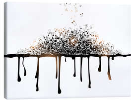 Leinwandbild Abstrakte Noten