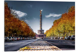 Gallery print Victory Column Berlin during Fall