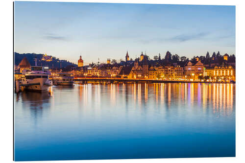 Quadro em plexi-alumínio Lucerne at Lake Lucerne