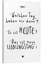 Magnettafel Lieblingstag