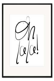 Gerahmter Kunstdruck Oh la la