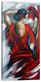 Canvas print Flamenco female dancer I