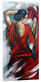 Foam board print Flamenco female dancer I