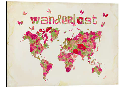 Alubild Wanderlust Rosa