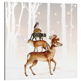 Magnettafel Tiere des Waldes