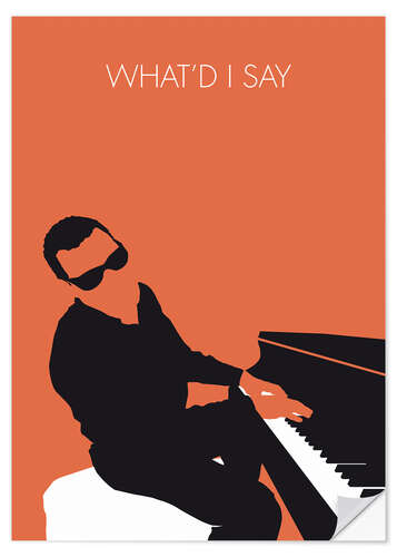 Wall sticker Ray Charles, What'd I say