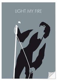 Wall sticker Jim Morrison - Light My Fire