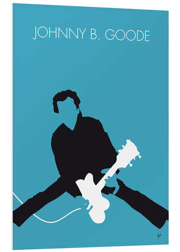 Foam board print Chuck Berry - Johnny B. Goode