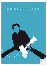 Wall sticker Chuck Berry - Johnny B. Goode