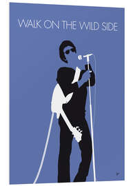 Foam board print Lou Reed - Walk On The Wild Side