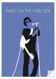 Sticker mural Lou Reed, Walk on the wild side 