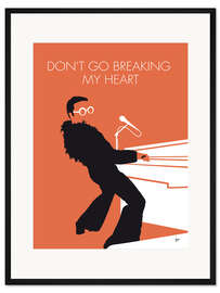 Gerahmter Kunstdruck Elton John - Don't Go Breaking My Heart