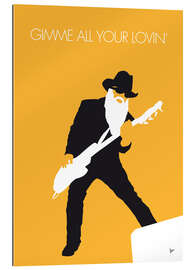 Cuadro de plexi-alu ZZ Top, Gimme all your lovin&#039;