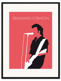 Gerahmter Kunstdruck Mink DeVille - Demasiado Corazon