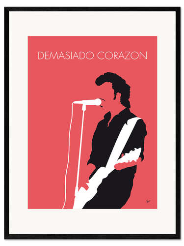 Impresión de arte enmarcada Mink DeVille - Demasiado Corazon