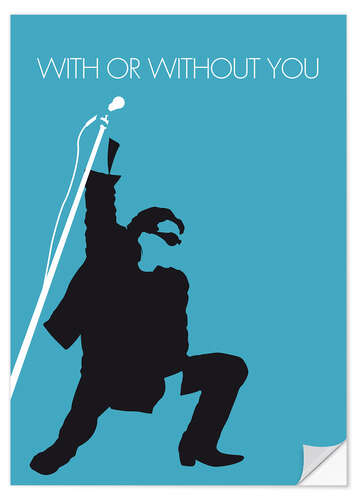 Wall sticker U2 - With or without you