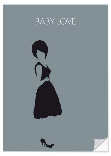 Självhäftande poster Diana Ross - Baby Love