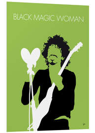 Foam board print Santana - Black Magic Woman