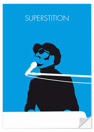 Wall sticker Stevie Wonder, Superstition