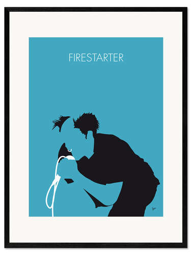 Gerahmter Kunstdruck The Prodigy - Firestarter