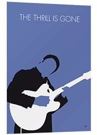 Foam board print B.B. King - The Thrill Is Gone