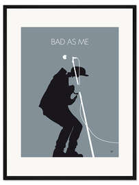 Gerahmter Kunstdruck Tom Waits - Bad As Me