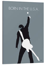 Aluminium print Bruce Springsteen, born in the U.S.A.