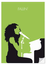 Sticker mural Alicia Keys, Fallin'