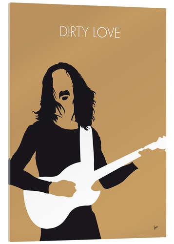 Acrylic print Frank Zappa - Dirty Love