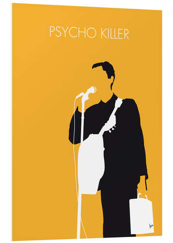 Foam board print Talking Heads - Psycho Killer