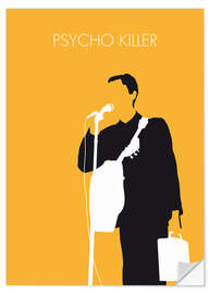 Sticker mural My Talking Heads, Psycho Killer 