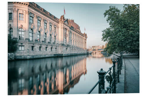 Foam board print Bode Museum Reflection in the River Spree