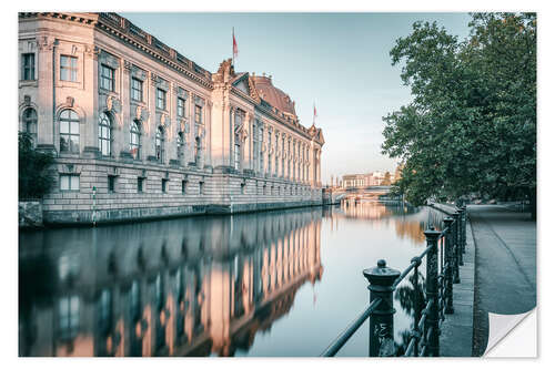 Sticker mural Bode Museum Reflection in the River Spree