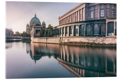 Acrylglasbild Museumsinsel und Berliner Dom am Morgen