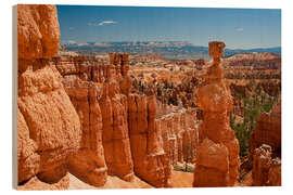 Obraz na drewnie bryce canyon