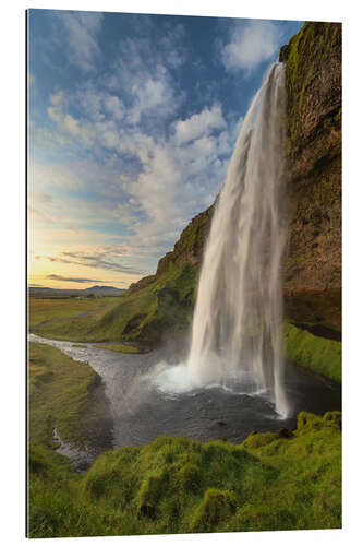 Tableau en plexi-alu Seljalandfoss Summer