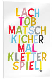 Gallery print Laugh and play (German)