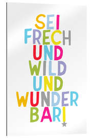 Gallery print Frech und Wild (German)