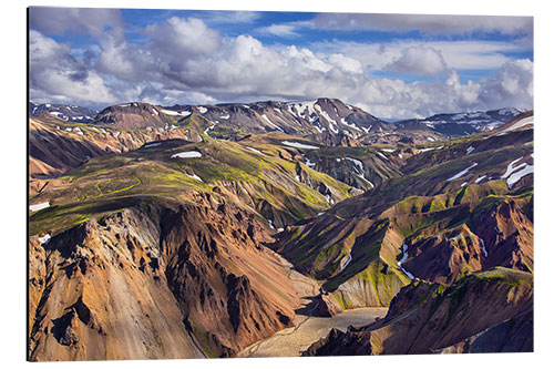 Cuadro de aluminio Landmannalaugar