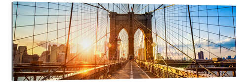 Gallery print Brooklyn Bridge in New York City, USA