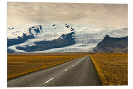 Foam board print Vatnajökull Ahead