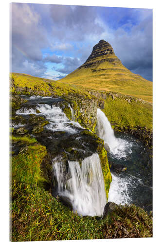 Acrylglasbild Kirkjufell