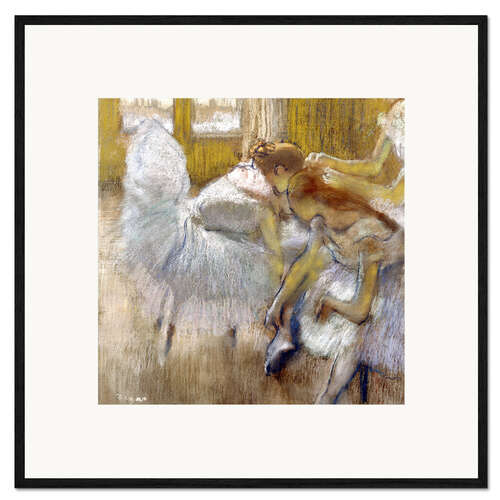 Impression artistique encadrée Danseuses au Repos