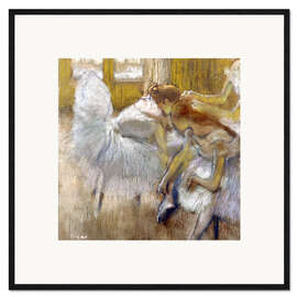 Framed art print Dancers Relaxing