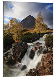 Quadro em alumínio Scotland in Autumn - Buchaille Etive Mor