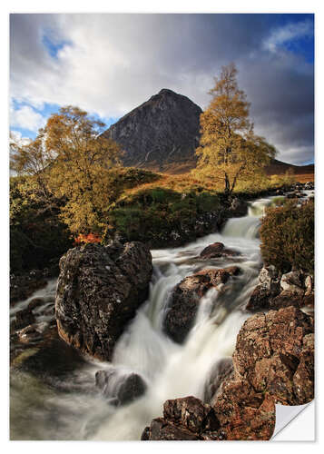 Autocolante decorativo Scotland in Autumn - Buchaille Etive Mor