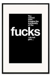 Gerahmter Kunstdruck Die Unermesslichkeit